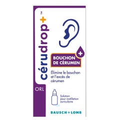 Bausch&Lomb Cérudrop+ solution auriculaire 12ml