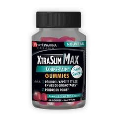 Forté Pharma XtraSlim Max Gummies Coupe-Faim 60 gommes à mâcher
