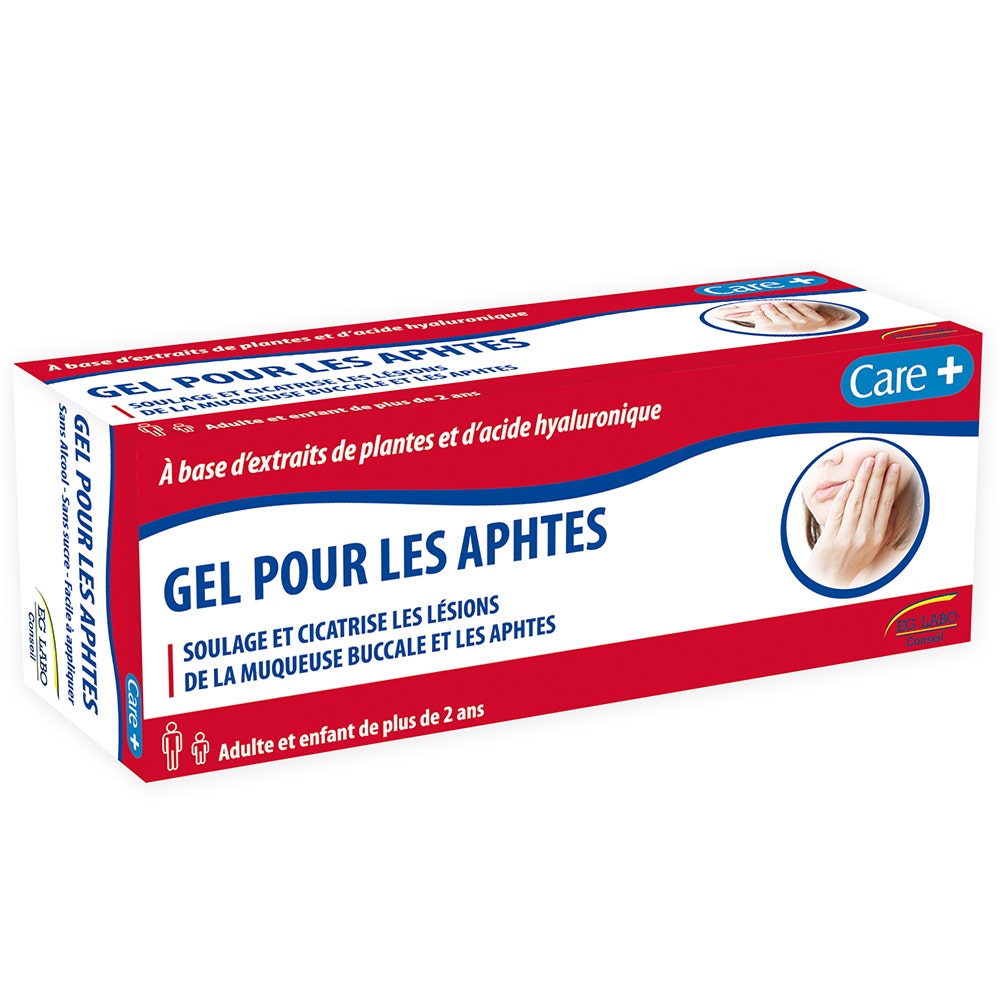Care+ Gel pour Les Aphtes 10ml