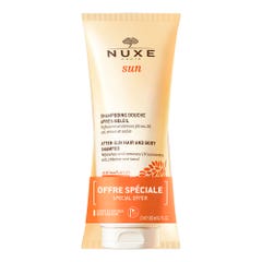 Nuxe Sun Shampooing Douche Hydratant Apres-soleil Corps Et Cheveux 2x200 ml