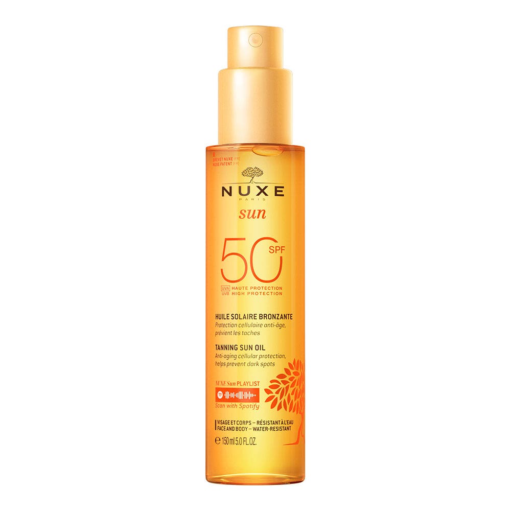 Nuxe Huile Bronzante Haute Protection SPF50 150ml