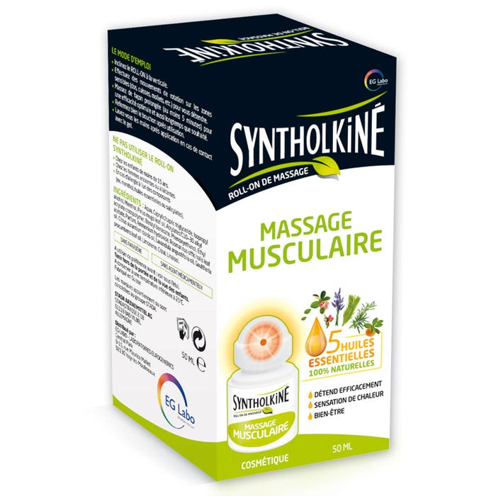 Roll-on De Massage 50ml SyntholKiné Tensions Musculaires Synthol
