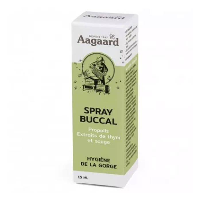 Aagaard Spray Buccal Hygiène de La Gorge 15ml