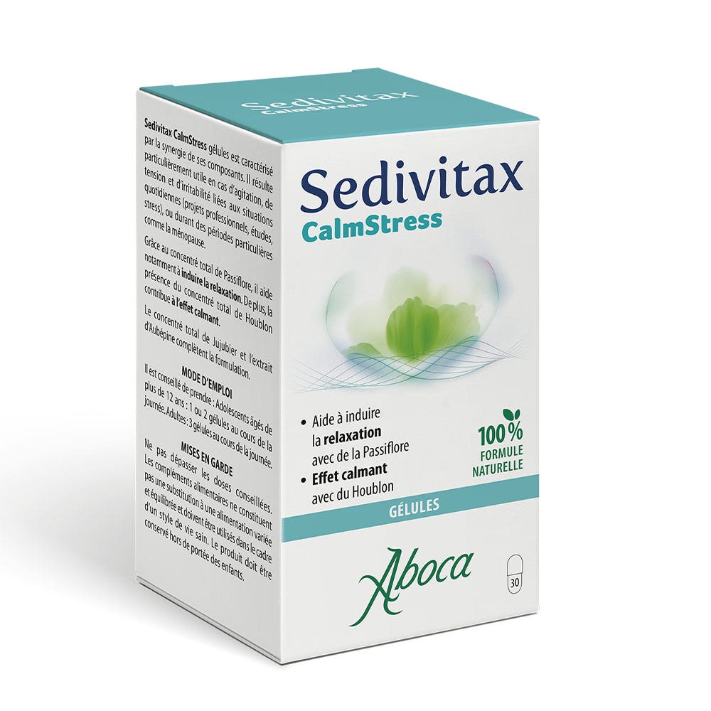 Aboca Sedivitax Calmstress Agitation & Stress 30 Gélules