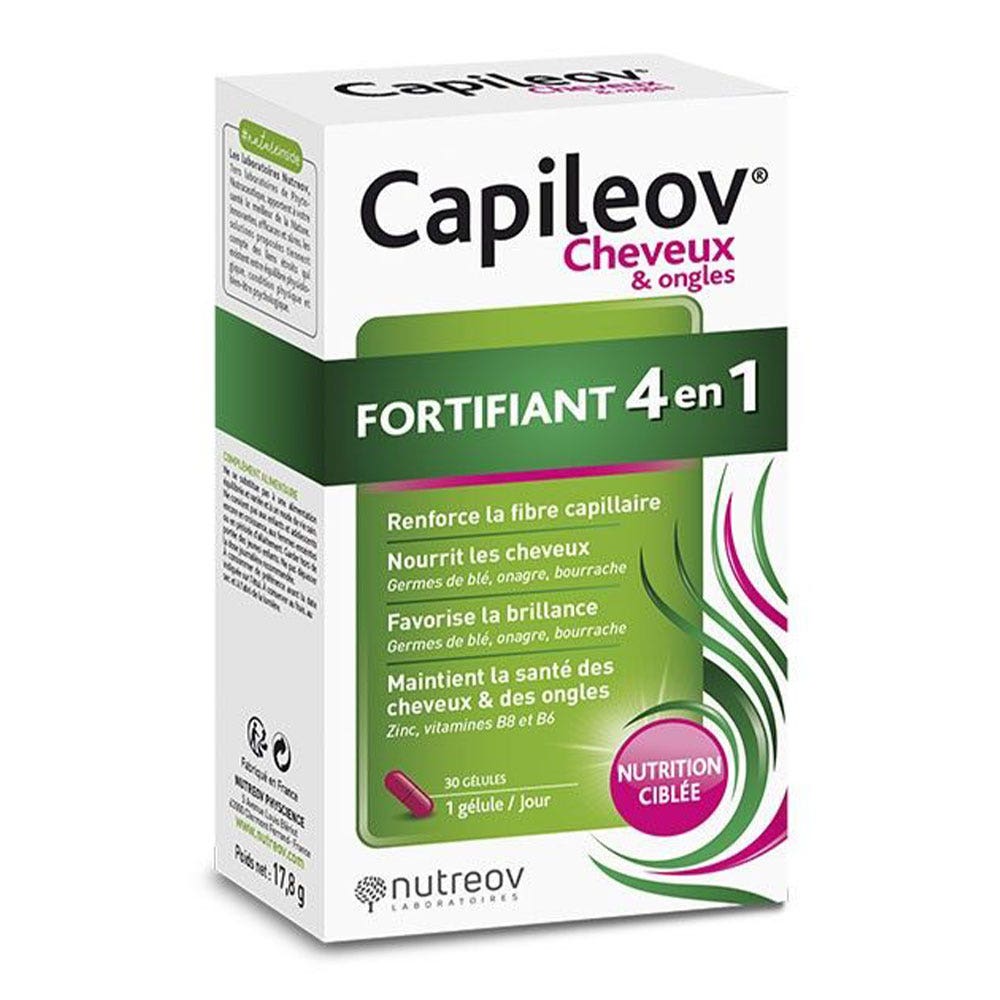 Nutreov Capileov Fortifiant 4 en 1 Cheveux 30 Gélules