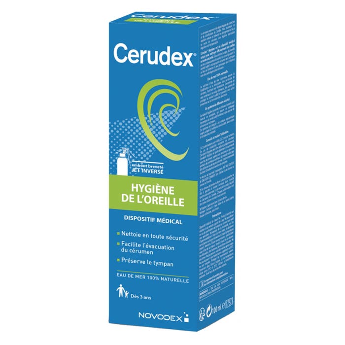 Spray Hygiène De L'Oreille 100ml Cerudex Dès 3 Ans Novodex
