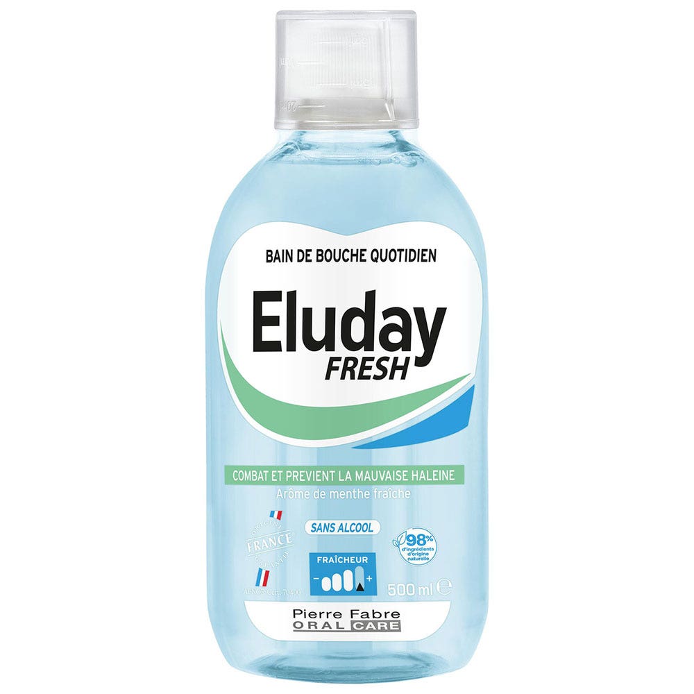 Eluday Bain de Bouche Quotidien Fresh 500ml