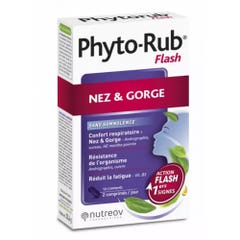 Nutreov Phyto-Rub Coup De Froid Nez Et Gorge Flash 10 Comprimés