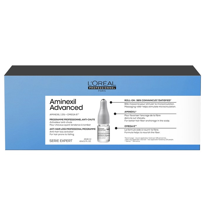 Traitement anti-chute cheveux 42x6ml Aminexil Advanced L'Oréal Professionnel
