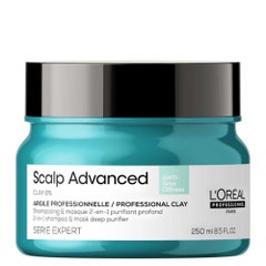 L'Oréal Professionnel Scalp Advanced Argile professionnelle shampoing et masque 2-en-1 250ml