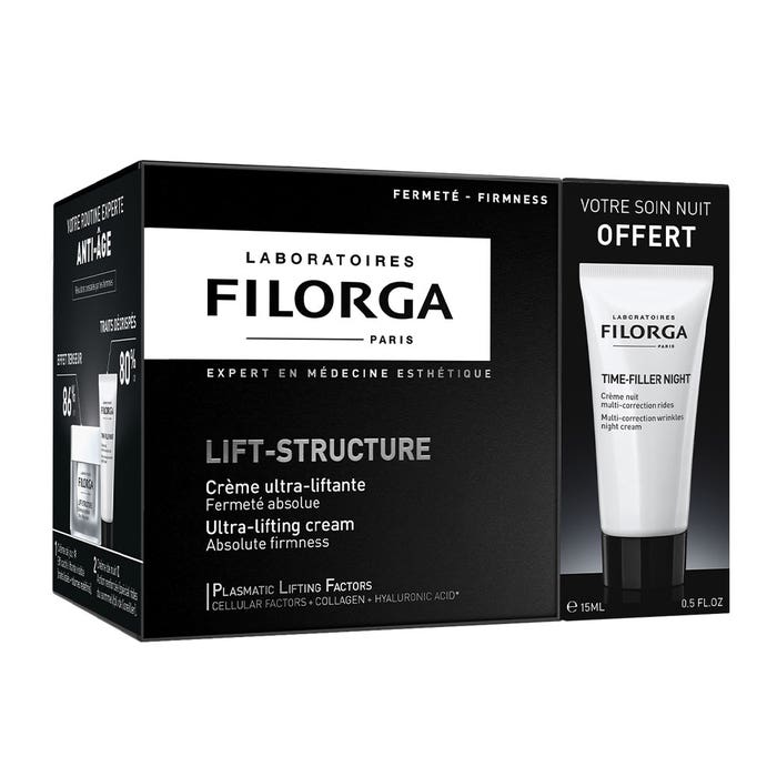 Filorga Time-Filler Coffret Crème Ultra-Liftante Structure 50ml + Crème de Nuit 15ml 5XP