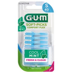 Gum Soft-Picks Batônnets Interdentaire Comfort Flex Cool Mint x40