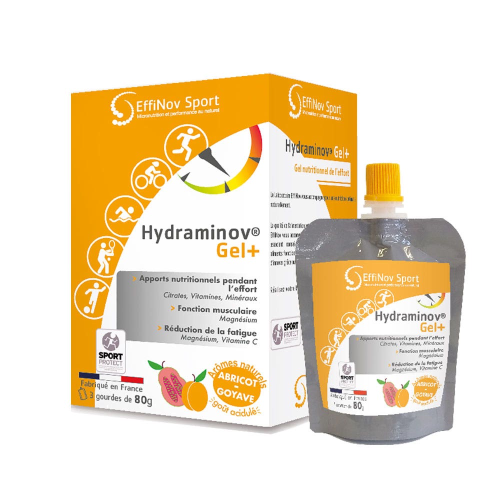 Effinov Nutrition Hydraminov Gel+ Sport x3 gourdes