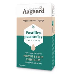 Aagaard Propolis Pastilles Pectorales Propolis et Huiles Essentielles 28 Pastilles