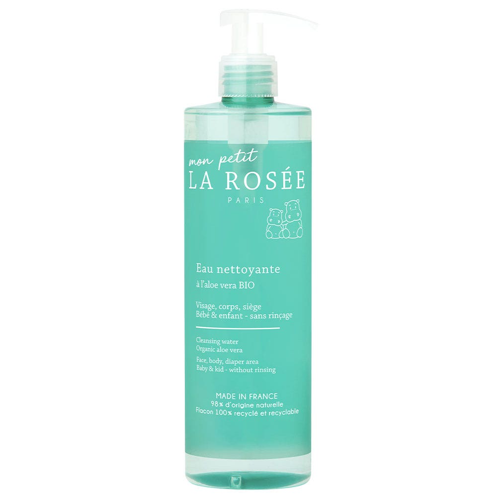 LA ROSÉE Bébé Eau Nettoyante A l'aloe vera Bio 400ml