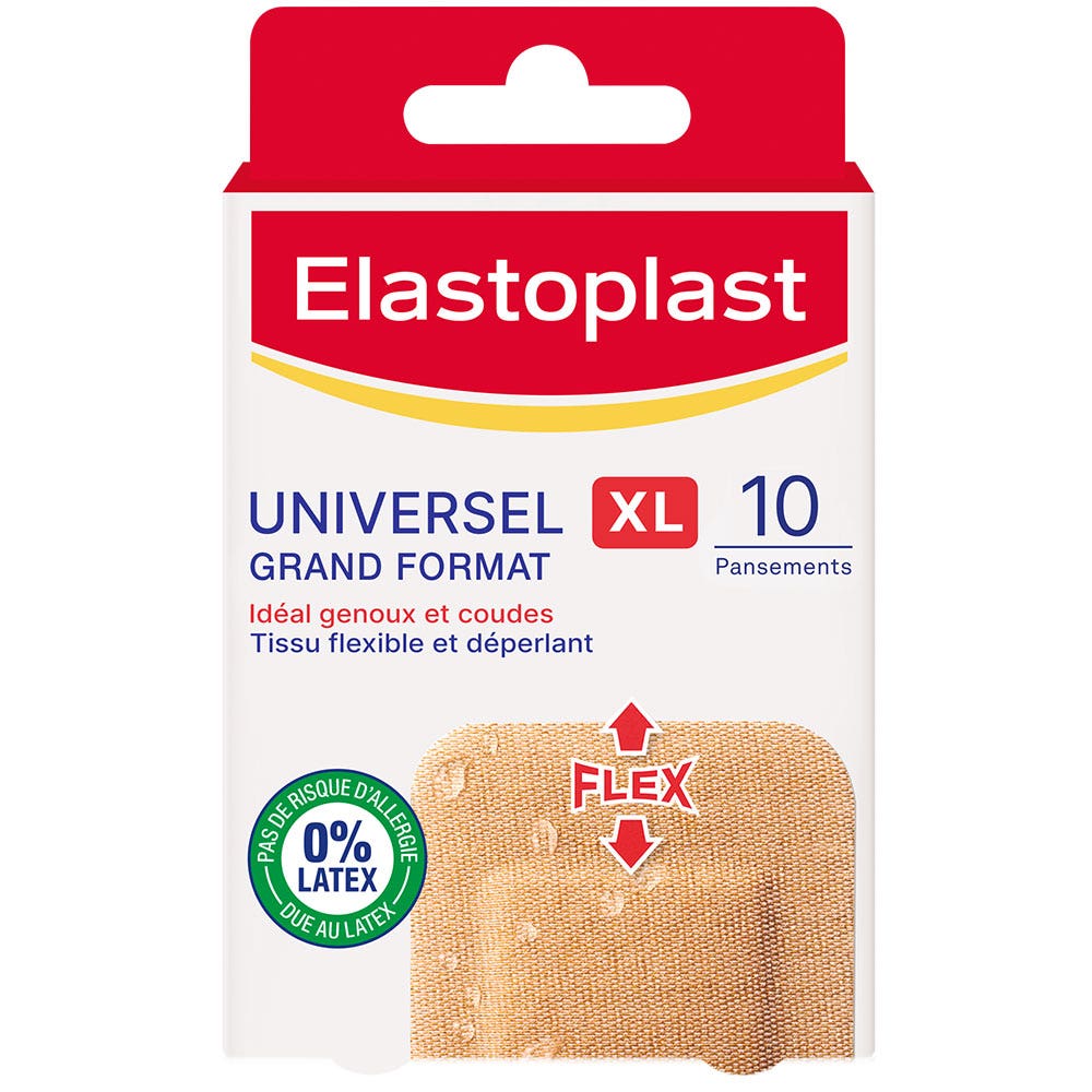 Elastoplast Pansements Universel Grand Format XL x10