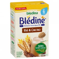 Blédina Bledine Cereales Blé et Cacao Des 6 Mois 400g