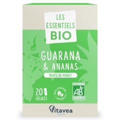 Nutrisante Nutri'sentiels Guarana & Ananas Bio 20 Gélules