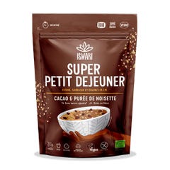 Iswari Super Petit Déjeuner Super Petit Dejeuner Cacao et Purée de Noisettes Bio 360g