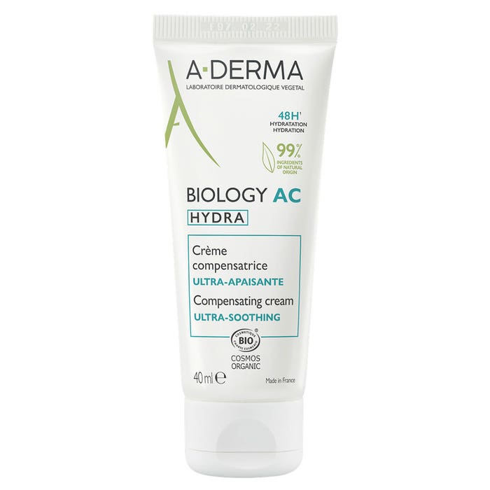A-Derma Biology AC Crème Compensatrice Ultra-Apaisante Hydra 40ml