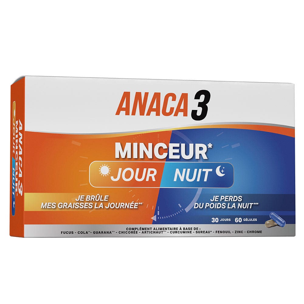 Anaca3 Minceur Jour Nuit 60 Gélules