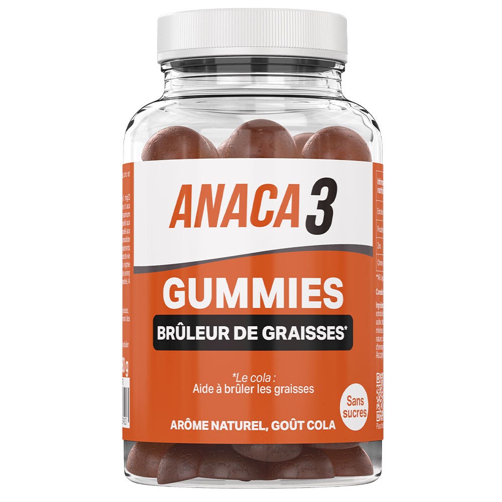 Anaca3 Brûleur de Graisses 60 Gummies