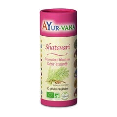 Ayur-Vana Shatavari Bio Stimulant Féminin Désir et Santé 60 gélules