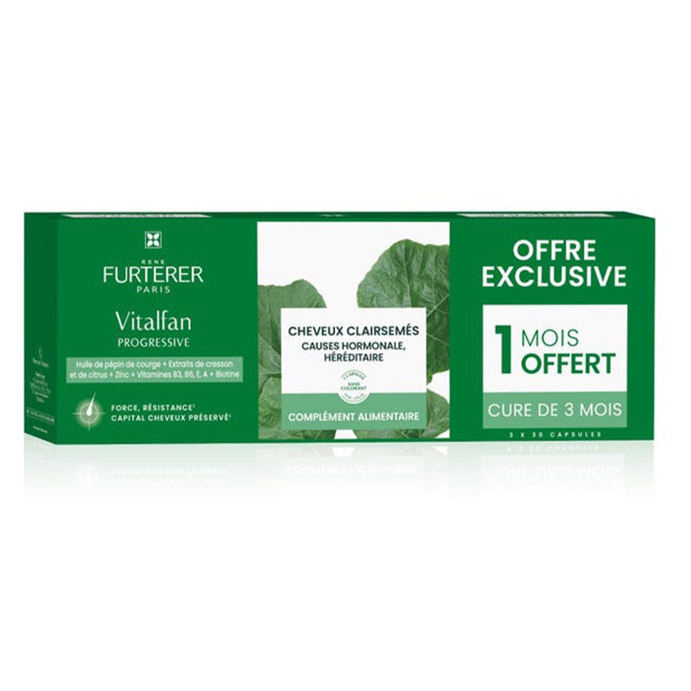 René Furterer Vitalfan Progressive Cheveux Clairsemés 3x30 Capsules