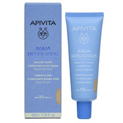 Apivita Aqua Beelicious Crème Fluide Hydratante Bonne Mine SPF30 40ml