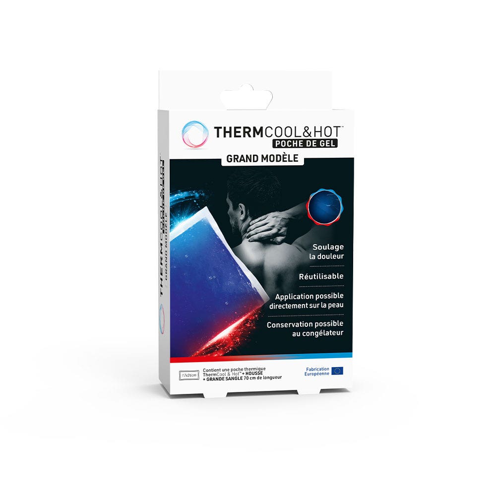 Bausch&Lomb ThermCool&Hot Gel Grand modèle Action Chaud ou Froid 1 poche 17x26cm