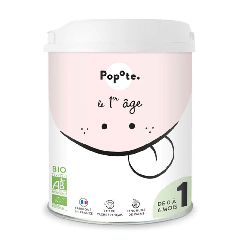 Popote Lait Infantile 1er Age Bio 0 à 6 Mois 400g