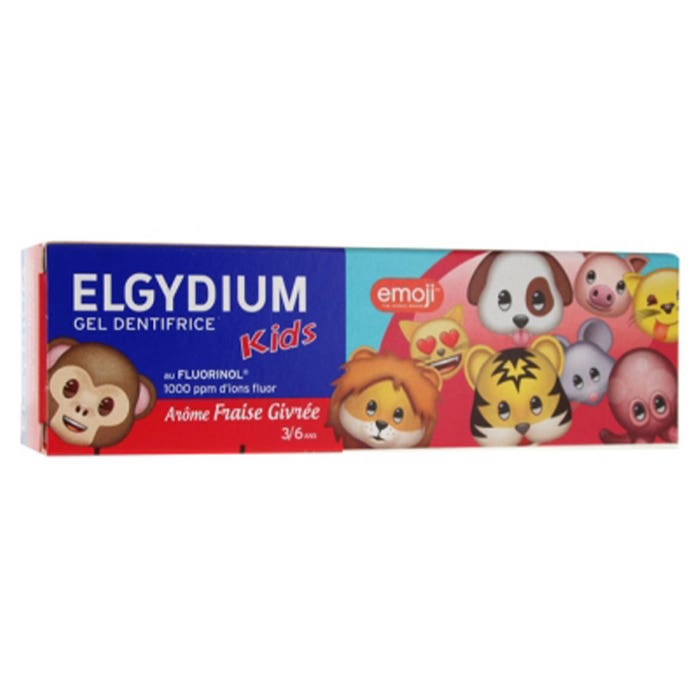Elgydium Dentifrice Kids Fraise Givrée 3/6 Ans 50ml