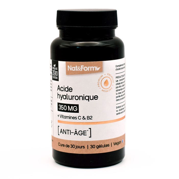 Nat&Form Premium Acide Hyaluronique 350mg 30 Gélules