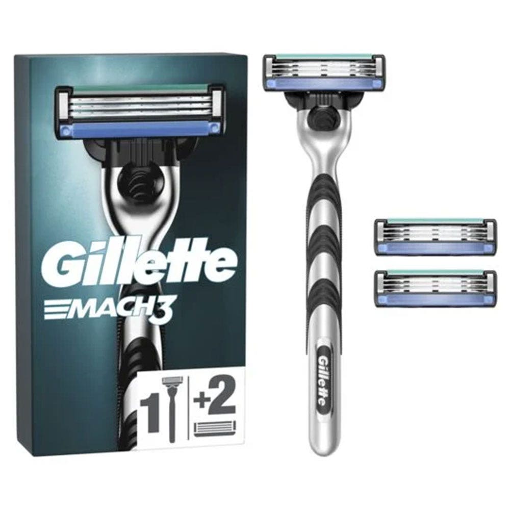 Gillette Mach3 Rasoir Lames Jetables x3