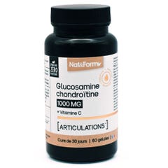 Nat&Form Premium Glucosamine Chondroitine 60 Gélules