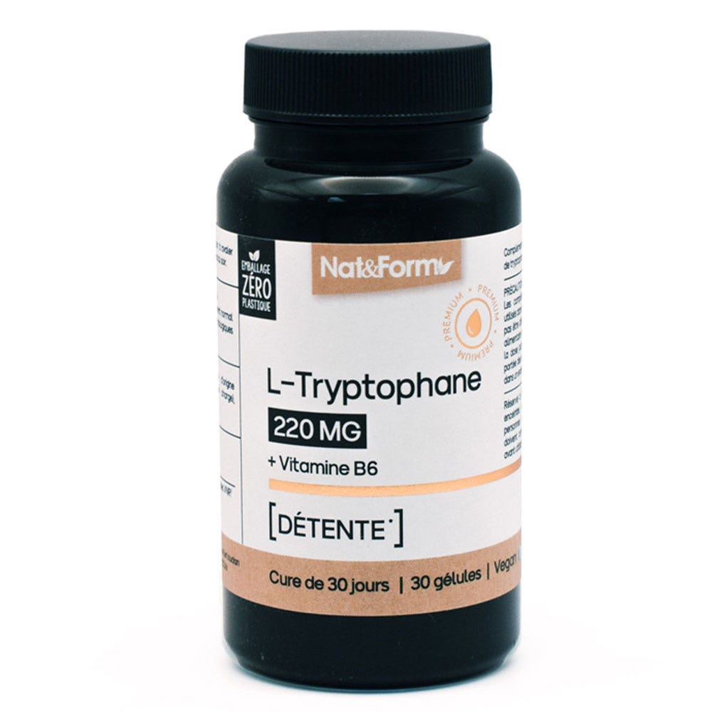 Nat&Form L-Tryptophane 30 Gélules