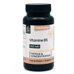 Nat&Form Vitamine B5 30 Gélules