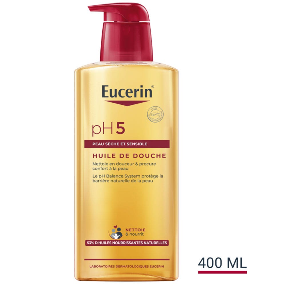 Eucerin Ph5 Huile De Douche Peau Sèche et Sensible 400ml