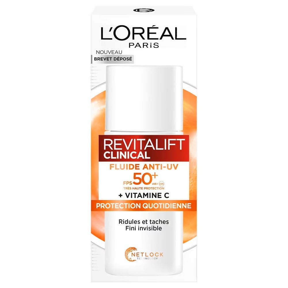 L'Oréal Paris Revitalift Clinical Fluide Anti-UV SPF50+ Vitamine C 50ml