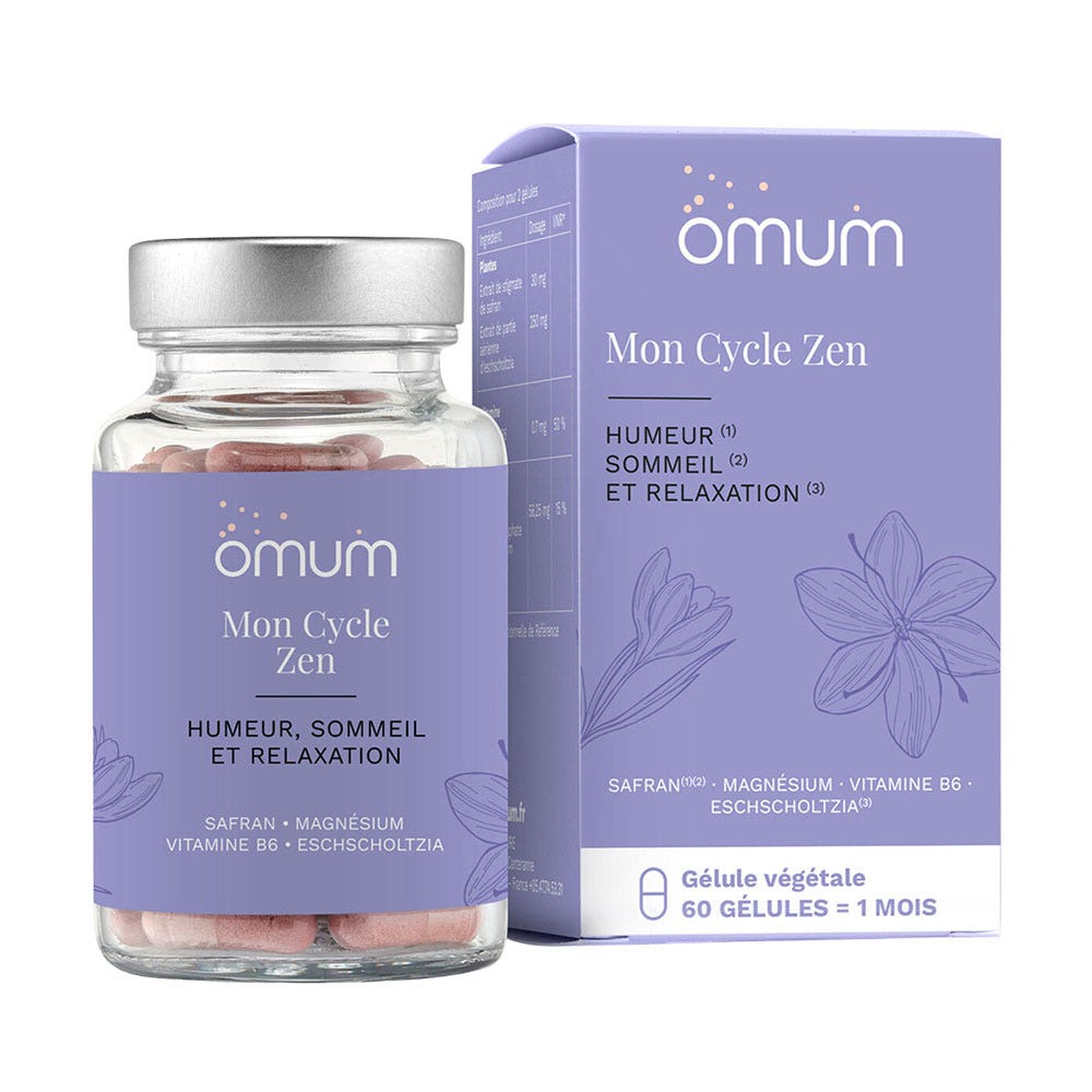 Omum Mon Cycle Zen Equilibre Emotionnel 60 Gélules
