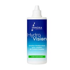 Innoxa HydraVision Solution multifonctions pour lentilles de contact souples pour les yeux sensibles 360ml