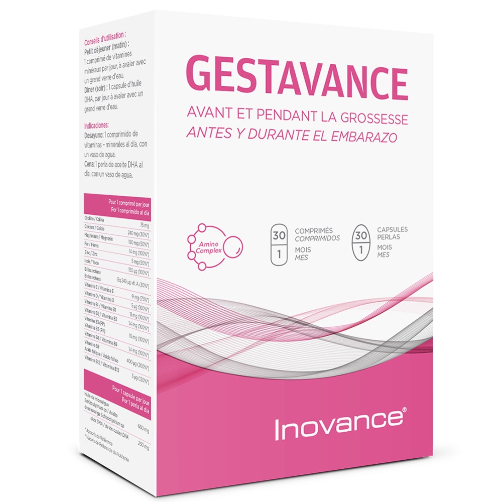 Inovance Gestavance 30 Comprimes + 30 Capsules