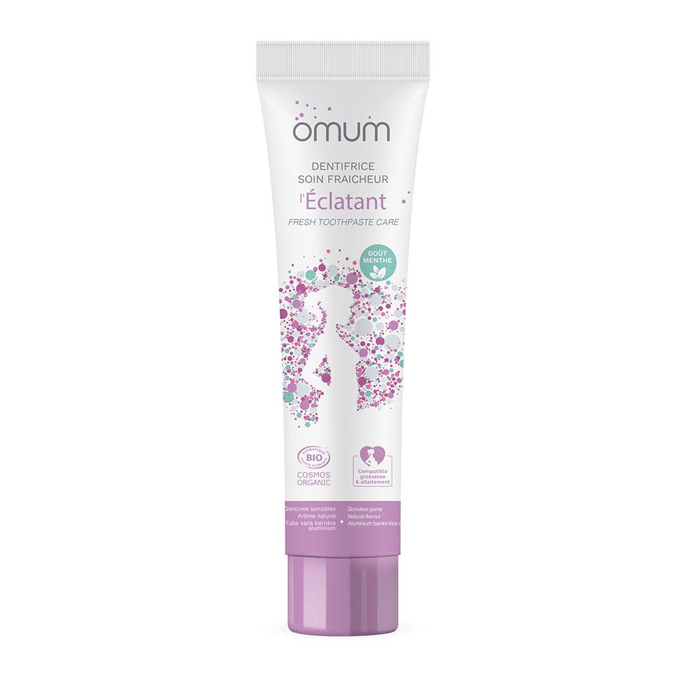 Omum L'Eclatant Dentifrice Bio Goût Menthe 75ml
