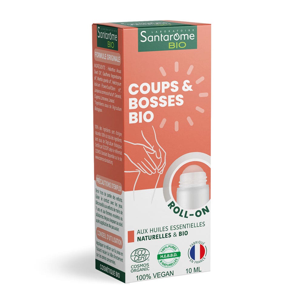 Santarome Roll-On Coups et Bosses Bio Aux Huiles Essentielles 10ml