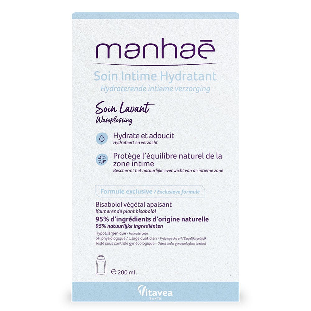 Manhaé Soin Intime Lavant Hydratant 200ml