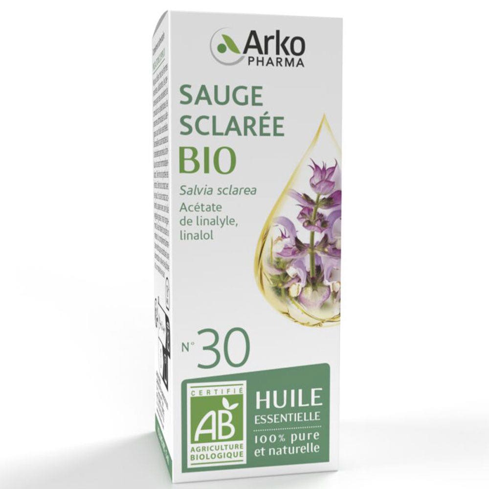 Arkopharma Arkoessentiel Huile Essentielle N°30 Sauge Sclaree Bio 5ml