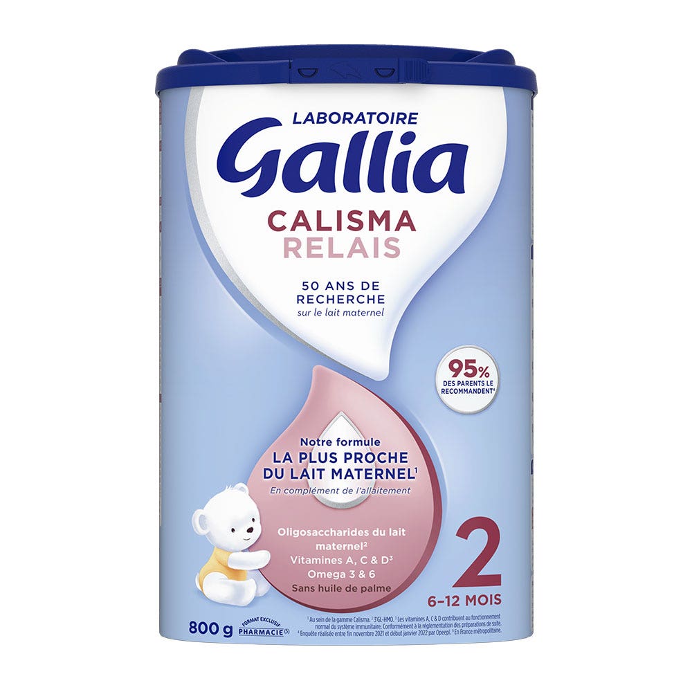 Gallia Calisma Relais 2 Lait En Poudre 6 à 12 mois 800g