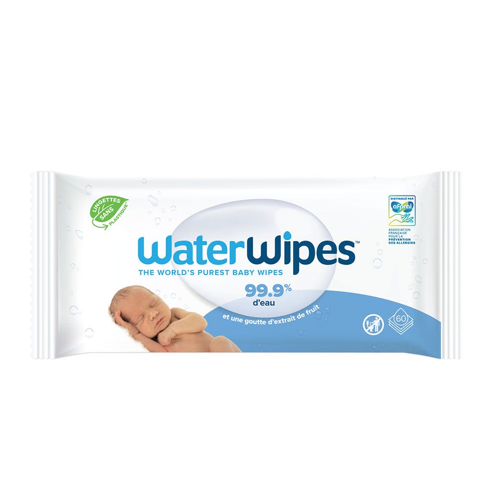 Waterwipes Lingettes Bébé x60