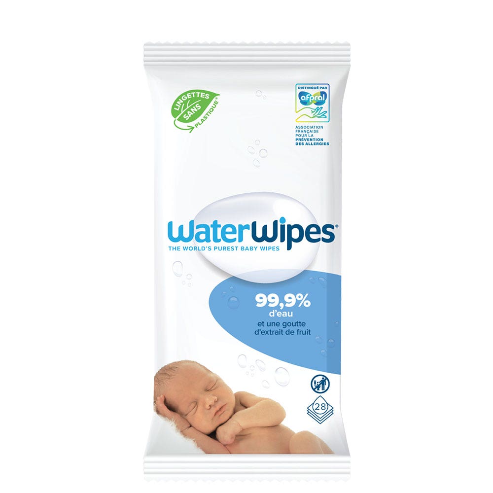 Waterwipes Lingettes bébé Pack nomade x28