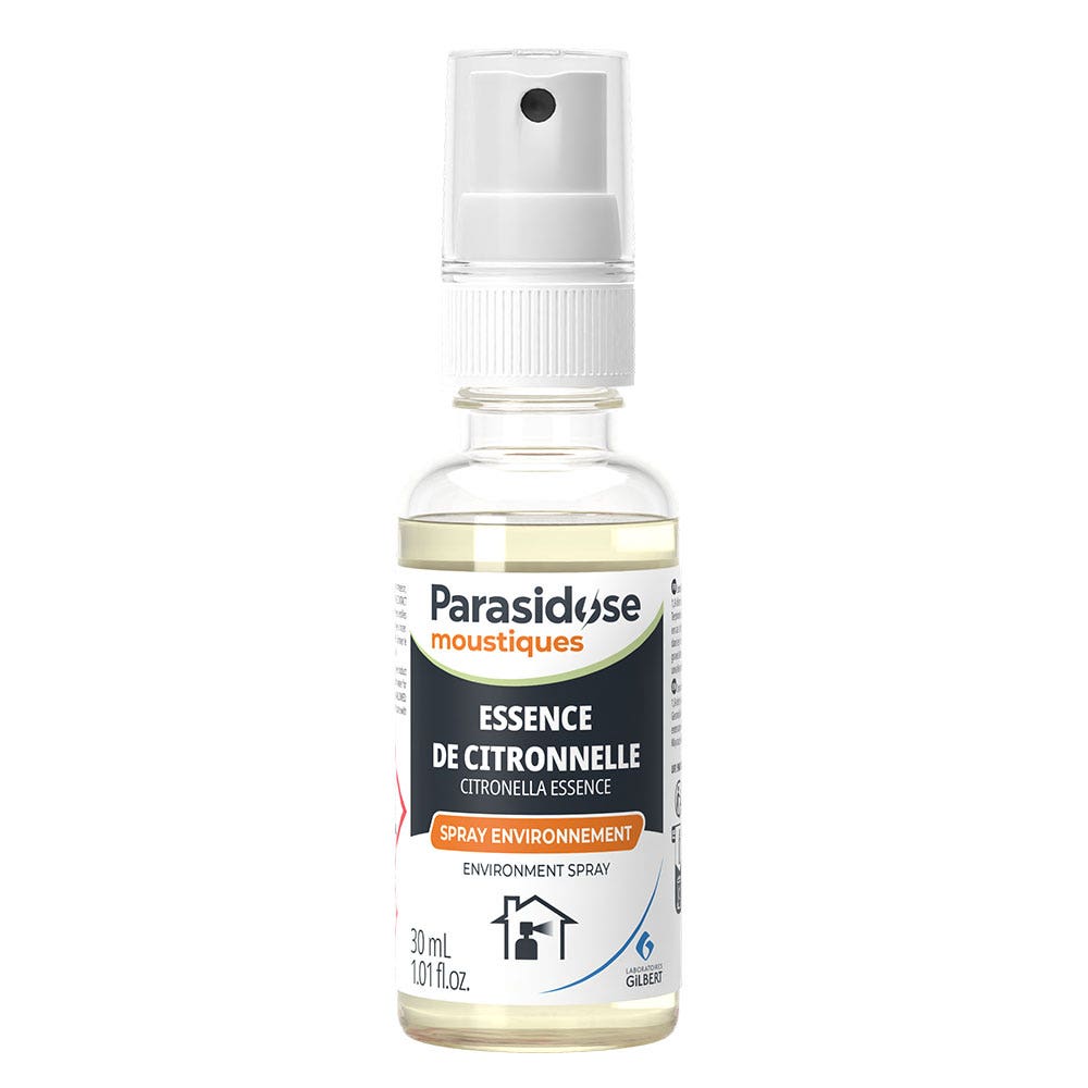 PARASIDOSE Spray Environnement Essence de citronnelle 30ml